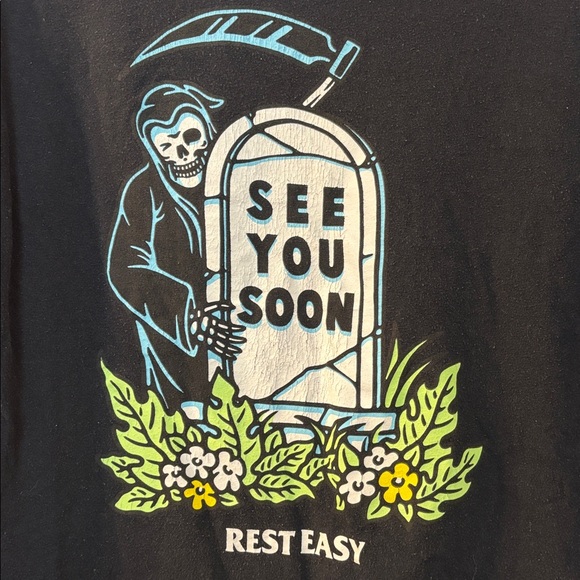 Rest Easy  “see you soon” Men's T-Shirt - Picture 5 of 5